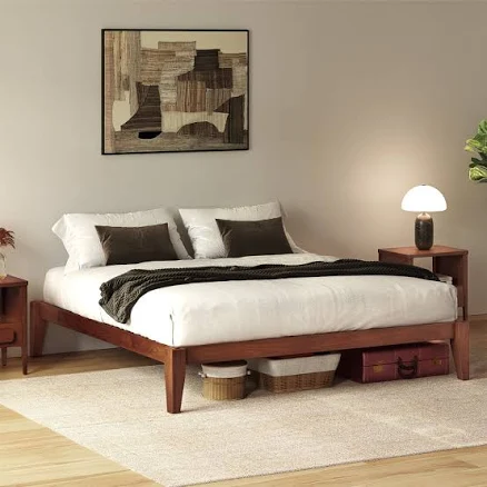 Carruthers Japanese Joinery Solid-Wood Platform Bed