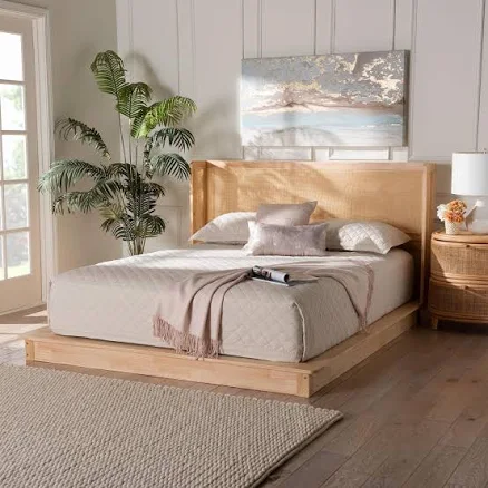 Baxton Studio Glennis Queen Platform Bed