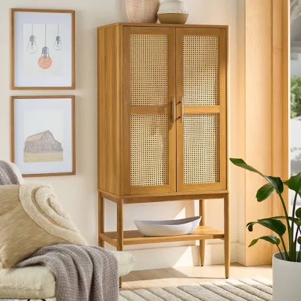Better Homes & Gardens Springwood Caning Cabinet