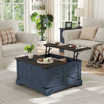 Gracie Oaks Torron Lift-Top Coffee Table with Storage