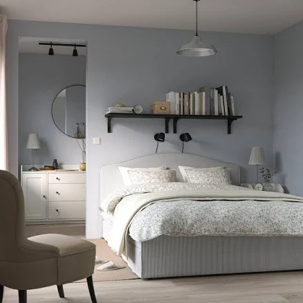IKEA RAMNEFJÄLL Upholstered Bed Frame