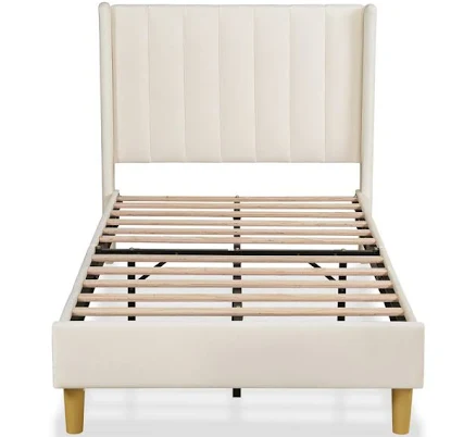 Wade Logan Eriksay Low-Profile Upholstered Platform Bed