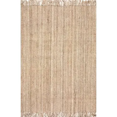 nuLOOM Natura Chunky Loop Jute Rug (8×10)