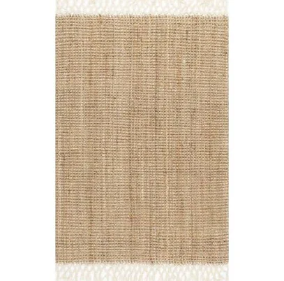 nuLOOM Hand-Woven Hailey Jute Rug