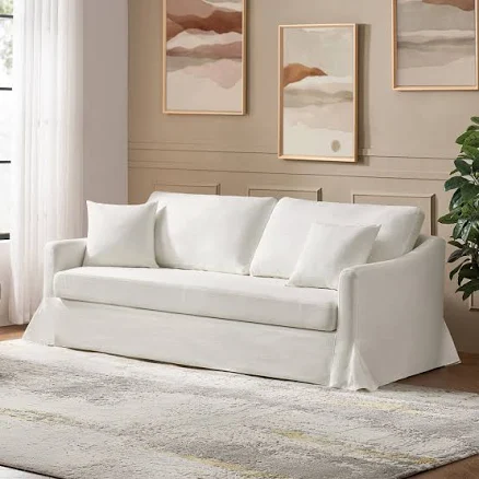 Beachcrest Home Wimberly Slipcovered Sofa