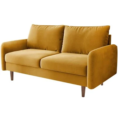 Everly Quinn Marick Wide Round Arms Apartment Loveseat