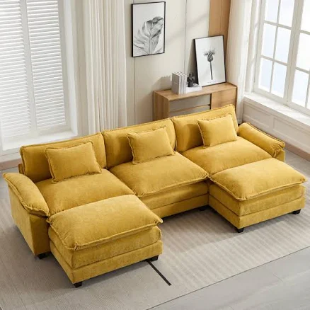 Latitude Run Praylow 120" Modular U-Shaped Sectional
