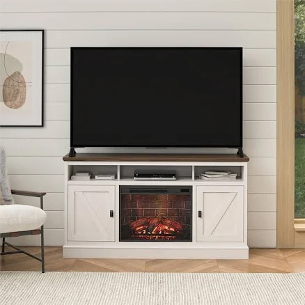 Ameriwood Home Ashton Lane Fireplace TV Stand