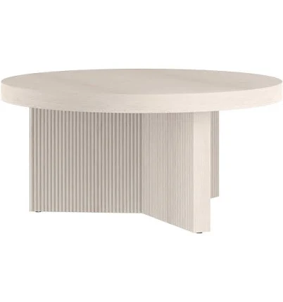 Holm 32" Wide Round Coffee Table
