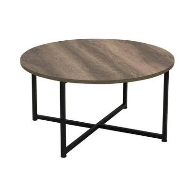 Household Essentials Jamestown Round Coffee Table