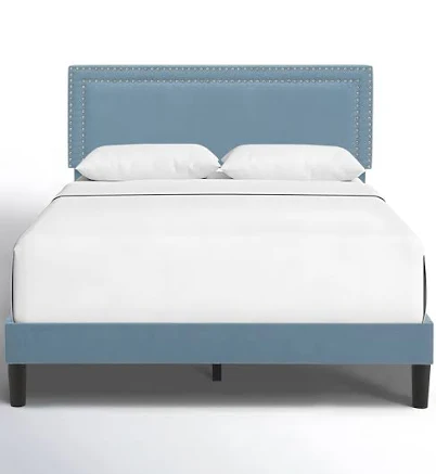Wade Auxter Velvet Bed Frame